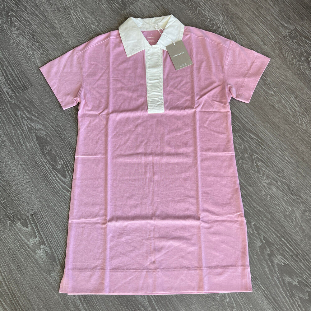 Everlane Organic Polo Dress Womens Small Short Sleeve Lilac